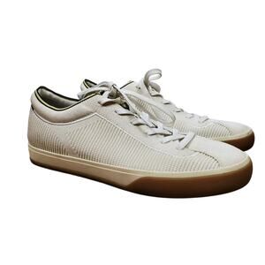 Rothy’s The Lace Up Shoes Womens Size 10 Blonde Ivory Knit Comfort Sneaker